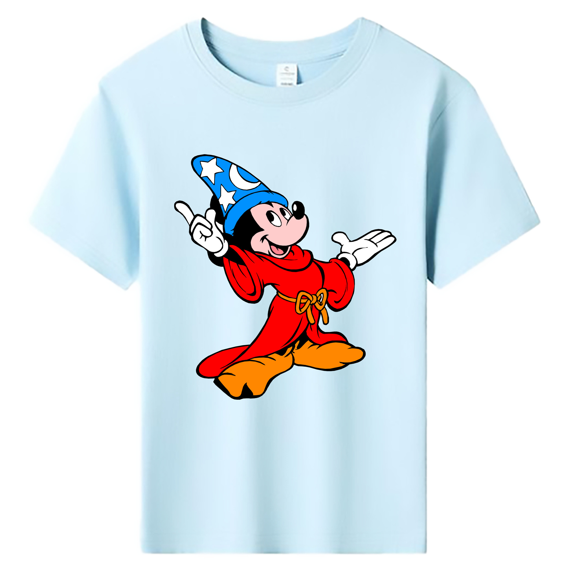 ミッキーマウス Mickey Mouse 綿100％キッズTシャツ（フロントプリント）